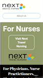 Mobile Screenshot of nextmedicalstaffing.com